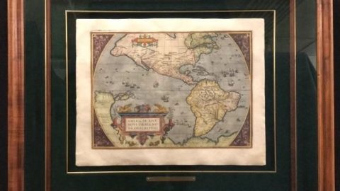 Americae Sive Novi Orbis Antique Map