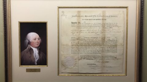 John Adams Presidential Signature