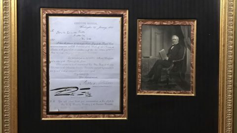 Millard Fillmore Presidential Signature